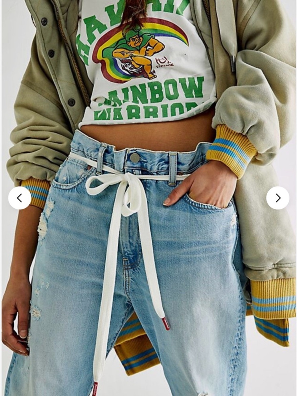 Denimist Harper Shoelace Jean (sold at Free People) - Picture 3 of 13